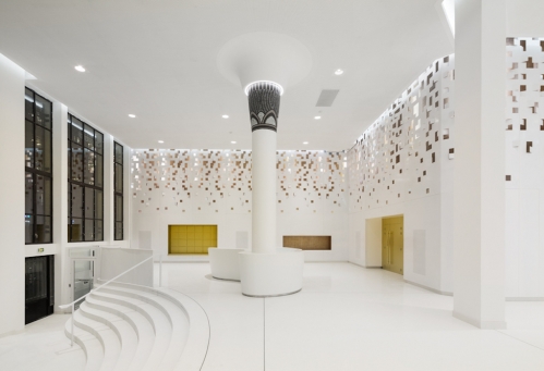 L'immeuble Art Déco qui accueille le siège parisien de Bank of America Merrill Lynch, rue de la Boétie © DTACC / Hervé Abbadie