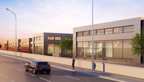 Le parc d'activités Innovespace de Romainville. © Alsei