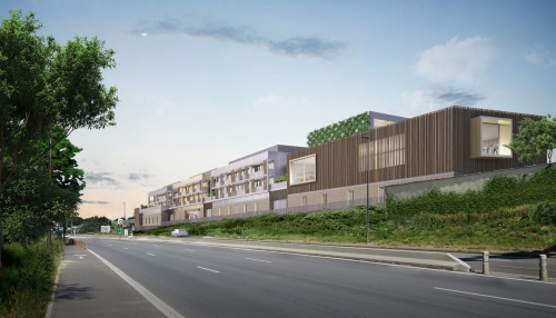 La future ZAC du Bourg de Chesnay-Rocquencourt