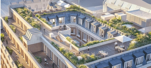 Le 11-15 rue d'Anjou dans le 8e arrondissement de Paris. © Studios Architecture 