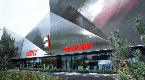 Le retail park Enox, à Gennevilliers. © Compagnie de Phalsbourg