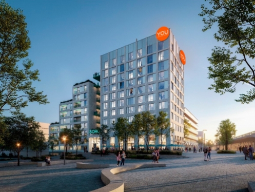 Le futur hôtel You à Amiens. 