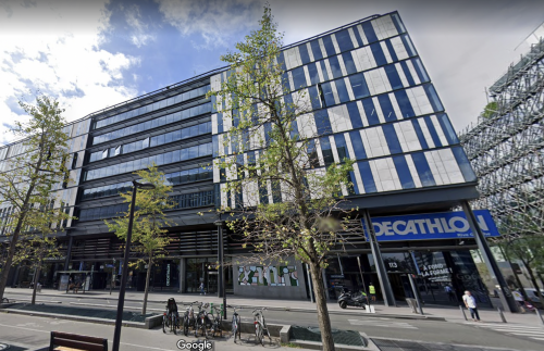 L'immeuble Memphis situé avenue de France, dans le 13e arrondissement de Paris 