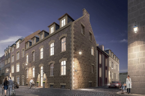 Le programme La Cybele, développé au cœur de Saint-Malo. © Réalités