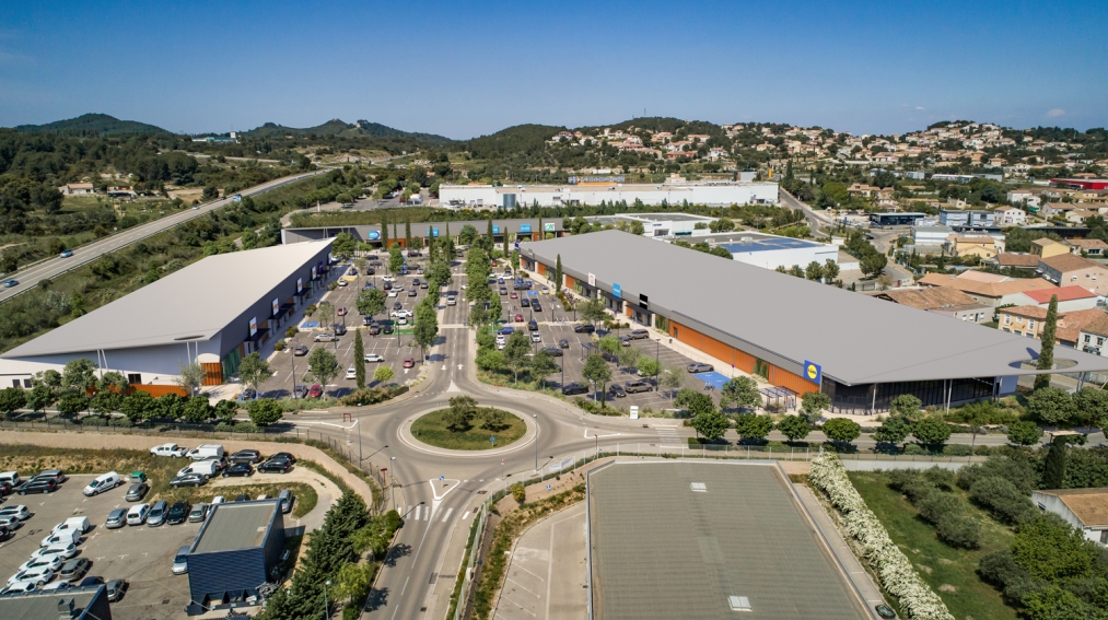La zone commerciale des Milliaires, à Beaucaire
