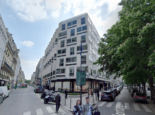 Le 42 Montaigne, dans le Triangle d'or parisien. © Google Maps