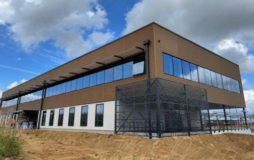 Le bâtiment d'Enedis, à Caen, un projet porté par Aalto REIM. 