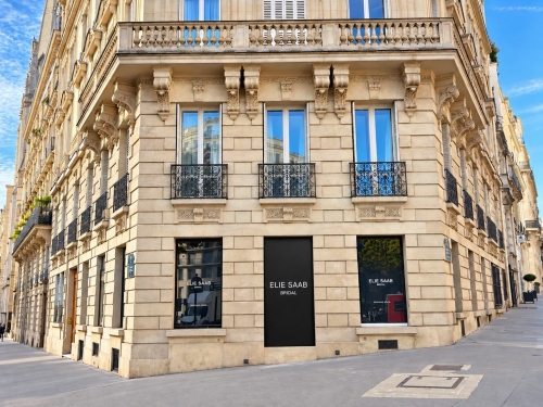 La prochaine boutique d'Elie Saab 27 George V à Paris. 