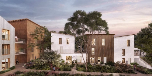 Le projet NEWood à Noisy-le-Grand d'Interconstruction. © Interconstruction