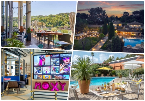 Quelques hôtels du portefeuille Castellet Hospitality
