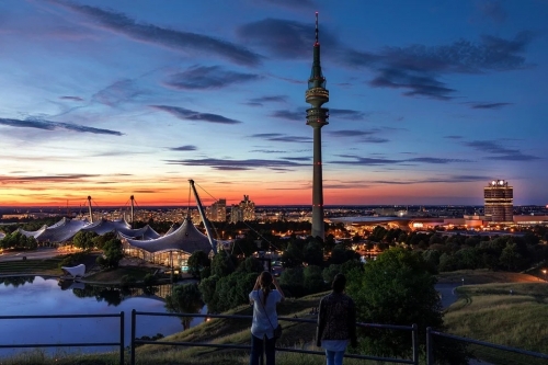 Vue sur la ville de Munich, en Bavière