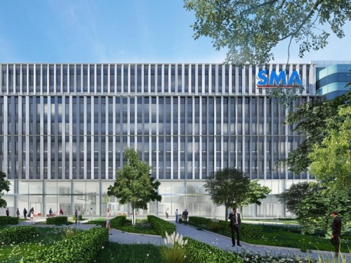 Le siège de SMABTP, à Paris 15 (Wilmotte & Associés). 