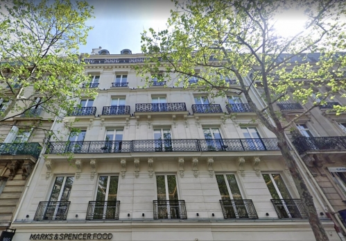 Le 14 avenue Franklin Delano Roosevelt, à Paris. 