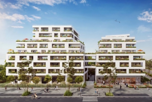 Le programme Allure à Rueil-Malmaison repris par Horizon NPS. © Atland