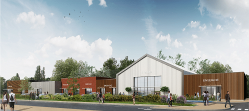 Le futur Spar de Montivilliers.