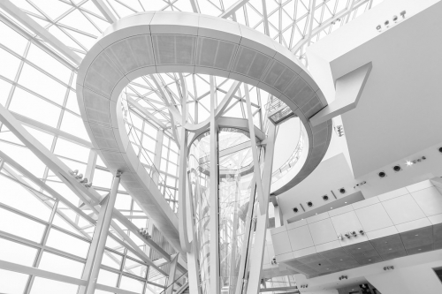 Photo architecturale Lyon Confluences