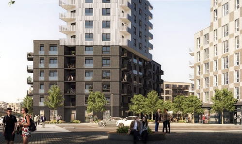 L'un des immeubles acquis par CDC Investissement Immobilier à Copenhague