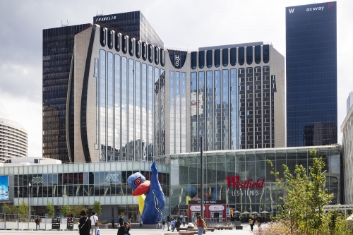 Le siège d'Icade dans Hyfive à La Défense. © Svend Anderson