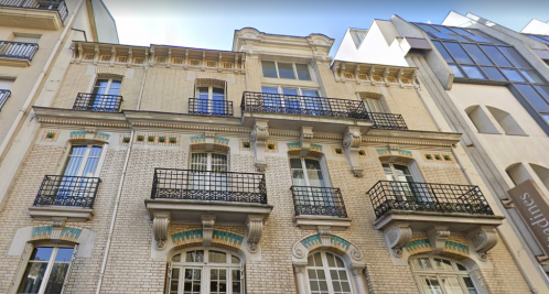 Le 29 rue Saint-Didier à Paris 16e. © Maps