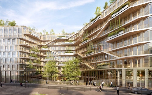 Le futur siège de Nexity à Saint-Ouen. © L’Autre Image Production - BRENAC & GONZALEZ & ASSOCIES