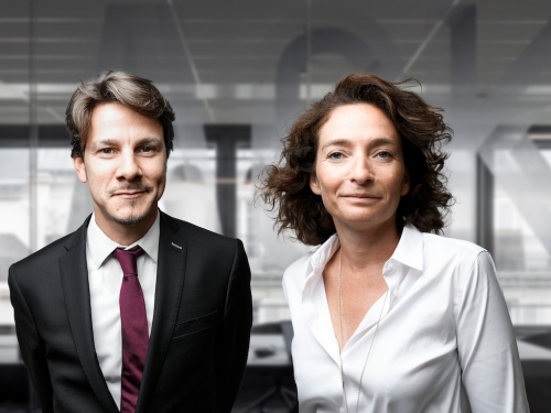Sébastien Garnier et Raphaële Garrigoux, directeurs-associés de Bluebird Immobilier. 