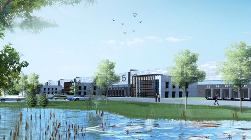 Plateforme logistique Action au nord de Lyon