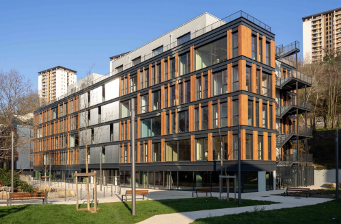 L'immeuble du 55 ter avenue René Cassin, à Lyon. 