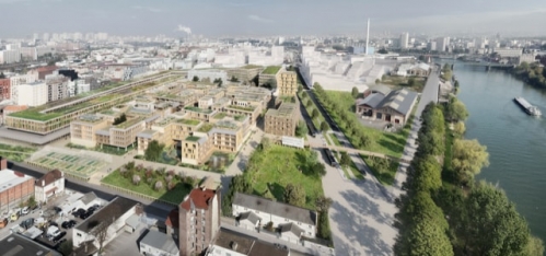 Le projet de la Manufacture-sur-Seine qui vise à donner une deuxième vie à l’ancienne usine des eaux d’Ivry-sur-Seine