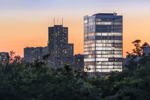 La tour Altaïs développe près de 40 000 mètres carrés en plein Montreuil. © Reichen Robert