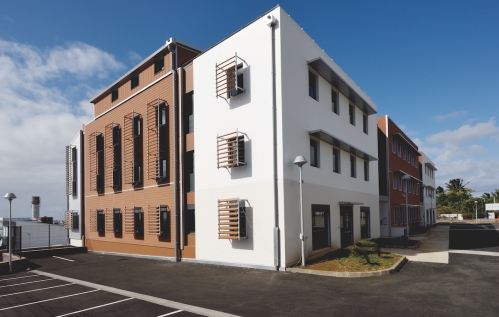 Le futur siège de la Cepac à Sainte-Marie, La Réunion. © Le Studio.