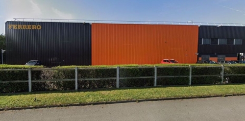 L'entrepôt de Ferrero au Grand-Quevilly.
