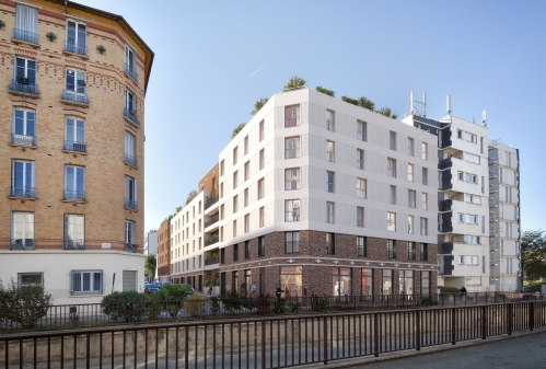 La résidence Uxco Student de Saint-Ouen, construite par Eiffage Immobilier