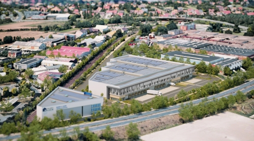Le projet de plateforme logistique acquis par Logicor à Conflans-Sainte-Honorine. 