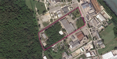 L'ancienne friche de Sintertech dans le Vercors. 