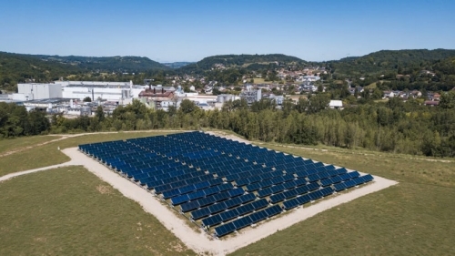 La centrale solaire thermique de Condat © Newheat