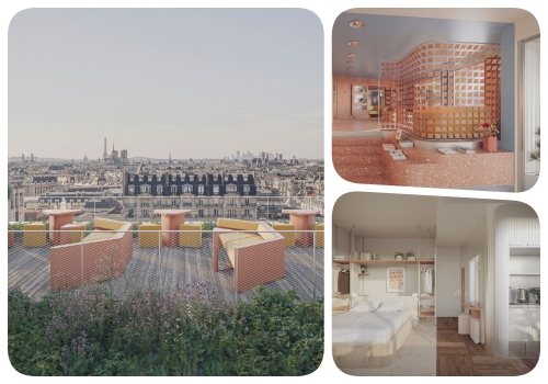 Le projet pour le 44 Bastille dans le 12e arrondissement de Paris par Kerria.  Le projet pour le 44 Bastille dans le 12e arrondissement de Paris par Kerria.