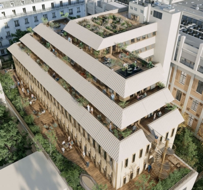 L'ensemble du 18-20 Navarin, à Paris. 