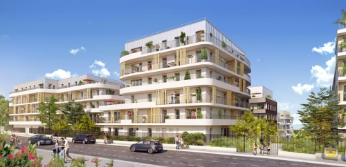 Le programme Ô Domaine d'Eiffage Immobilier à Rueil, dont CDC Investissement Immobilier acquiert 100 des 415 logements. © Eiffage Immobilier