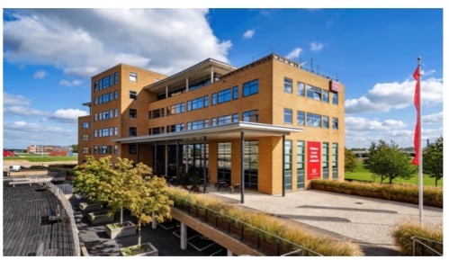 L'immeuble d'Arnhem aux Pays-Bas. 