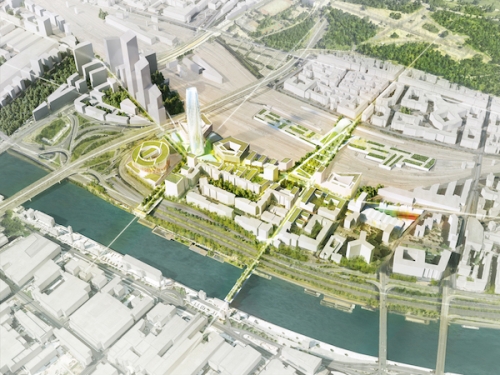 Le Cluster des Univers Virtuels - Charenton-Bercy_Development-Aerial 600