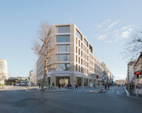 Le futur campus Omnes à Marseille. © AT Architectes Le futur campus Omnes à Marseille. © AT Architectes