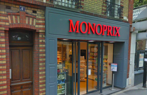 Le Monoprix cédé à Asnières par Mercialys. © Maps