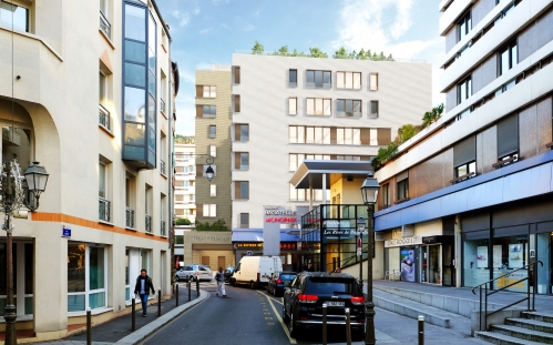 La future RSS Les Essentielles à Suresnes, rue Diderot.