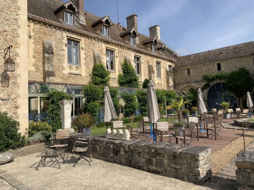 L'abbaye des Vaux de Cernay, dans les Yvelines. 