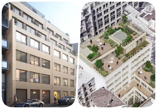 Le projet Poma au 16 Guillaume Tell, Paris 17. © DTACC