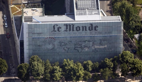 L'actuel siège du Monde, boulevard Auguste Blanqui, dans le 13e arrondissement. DR 