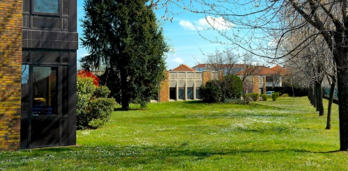 Le parc d'affaires du Moulin à Vent près de Lyon