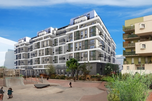 Le projet développé par Emerige, Interconstruction et Brownfields à Courbevoie.