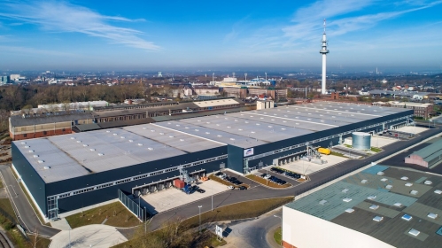 L'entrepôt détenu par Boreal IM à Bochum, en Allemagne.  