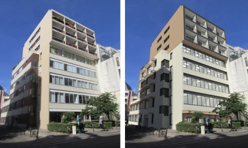 Le 167 rue Chevaleret, dans le 13e arrondissement de Paris.  Le 167 rue Chevaleret, dans le 13e arrondissement de Paris.